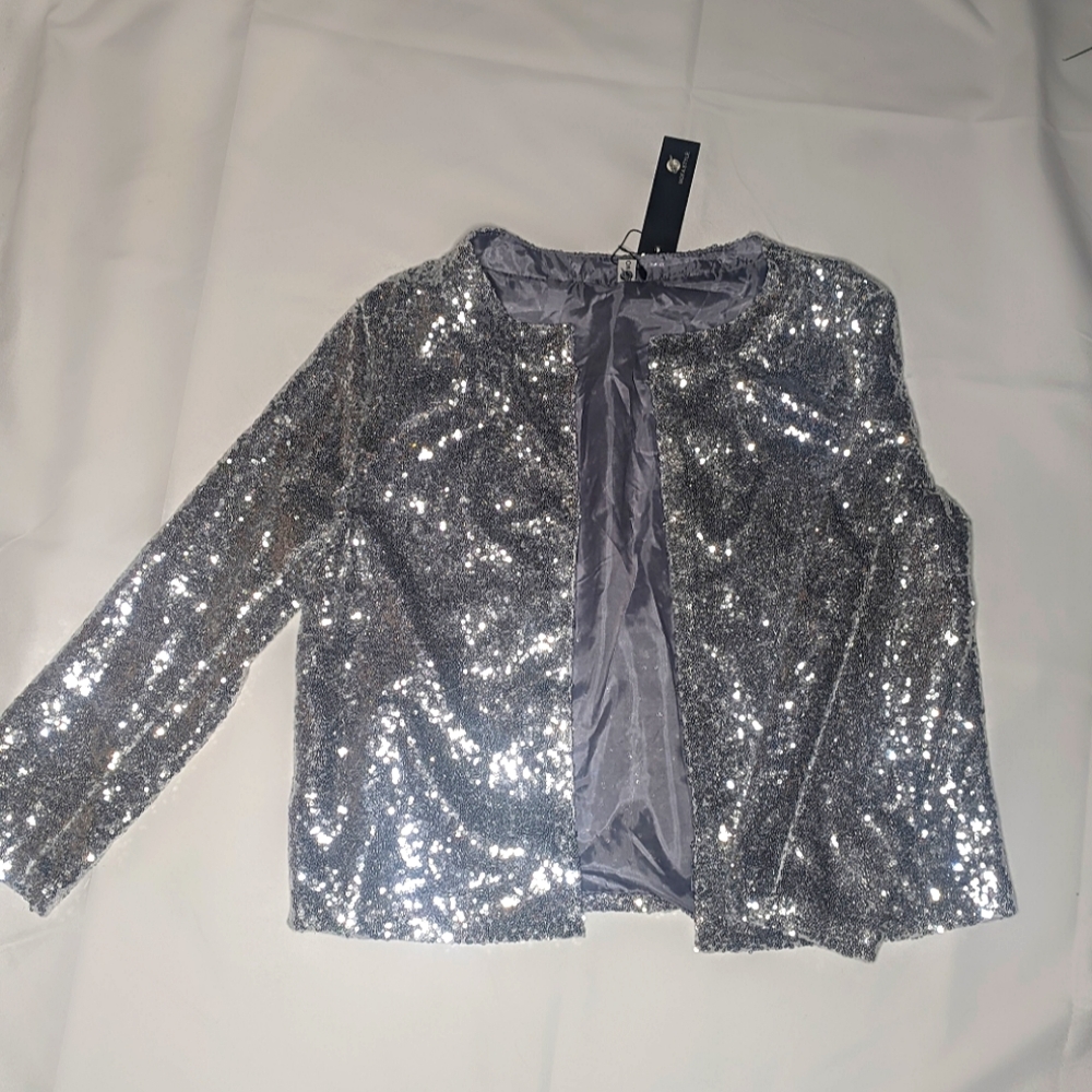 Silver Sequins Jacket